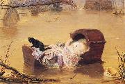 Sir John Everett Millais A Flood Germany oil painting artist